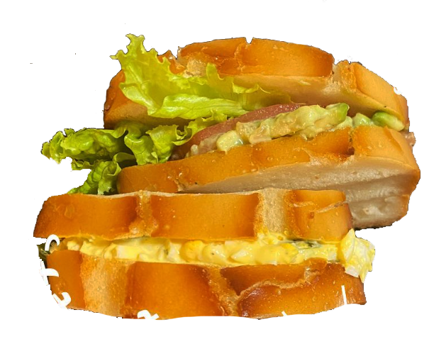 米粉食ぱんのサンドイッチ